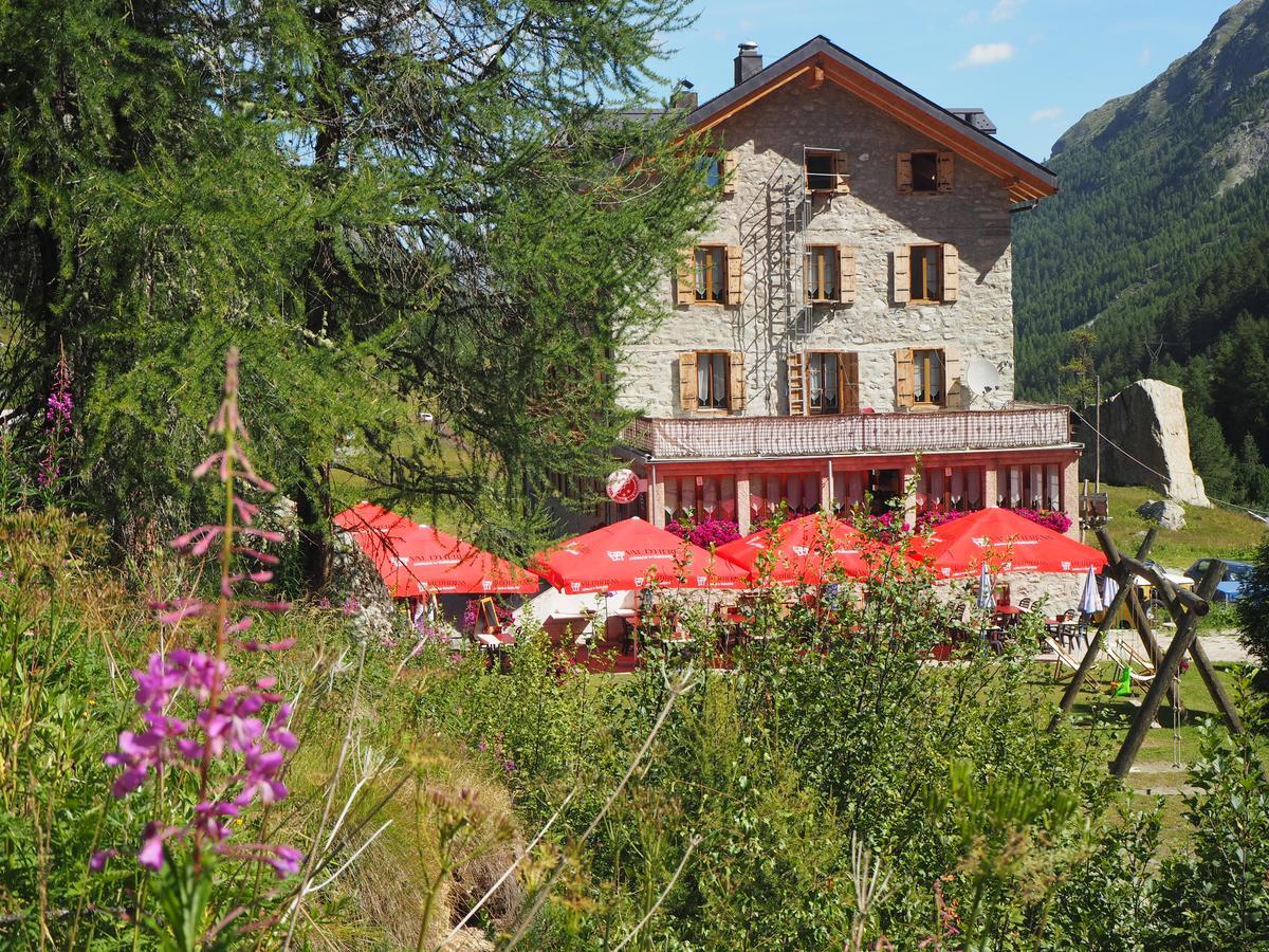 Hotel Aiguille de La Tza Arolla Exterior foto